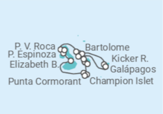Itinerario del Crucero Islas Galápagos - Silversea