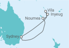 Itinerario del Crucero Nueva Caledonia, Vanuatu - Royal Caribbean