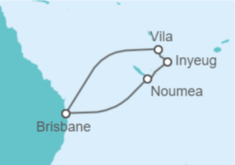 Itinerario del Crucero Vanuatu, Nueva Caledonia - Royal Caribbean