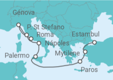 Itinerario del Crucero Italia - Explora Journeys