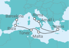 Itinerario del Crucero España, Túnez, Malta - Explora Journeys