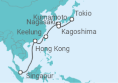 Itinerario del Crucero China, Taiwán, Japón - Royal Caribbean