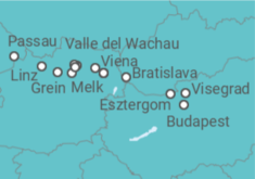 Itinerario del Crucero Los tesoros del Danubio - Riverside