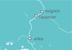 Itinerario del Crucero Francia - Riverside