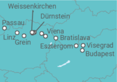 Itinerario del Crucero Viena y Budapest como protagonistas - Riverside