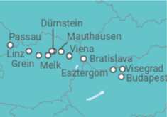 Itinerario del Crucero Gran circuito de Viena con el Valle de Wachau - Riverside