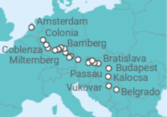 Itinerario del Crucero Danubio, Meno y Rin en detalle - Riverside