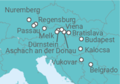 Itinerario del Crucero Eterno Danubio - Riverside