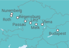 Itinerario del Crucero Desde Nuremberg hasta Budapest - Riverside