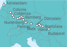 Itinerario del Crucero Las majestuosas aguas de Europa - Riverside