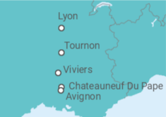 Itinerario del Crucero Francia - Riverside