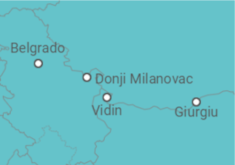 Itinerario del Crucero Pasión por los viajes por el Bajo Danubio - Riverside