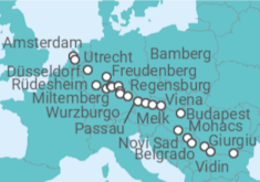 Itinerario del Crucero Rin, Main y Danubio con Serbia y Rumanía - Riverside