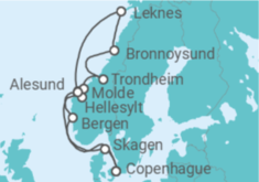 Itinerario del Crucero Noruega - Explora Journeys