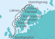 Itinerario del Crucero Noruega - Explora Journeys
