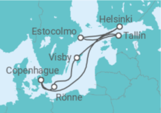 Itinerario del Crucero Finlandia, Suecia, Estonia - Explora Journeys