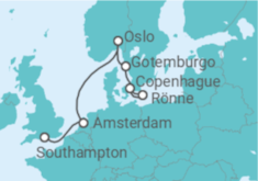 Itinerario del Crucero Suecia, Noruega, Holanda - Explora Journeys