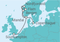 Itinerario del Crucero Noruega - Explora Journeys