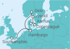 Itinerario del Crucero Dinamarca, Noruega, Alemania - Explora Journeys
