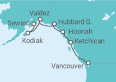 Itinerario del Crucero Alaska - Explora Journeys