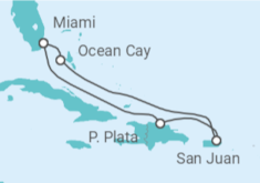 Itinerario del Crucero Puerto Rico y República Dominicana - MSC Cruceros
