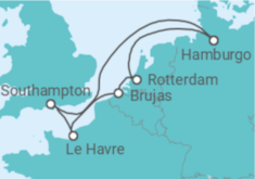 Itinerario del Crucero Alemania, Holanda, Bélgica - MSC Cruceros