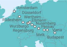 Itinerario del Crucero La magnífica Europa - AmaWaterways