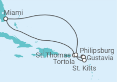 Itinerario del Crucero Paraísos en islas tropicales - Oceania Cruises
