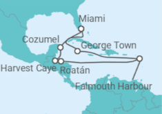 Itinerario del Crucero Atardeceres de Calipso - Oceania Cruises