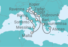 Itinerario del Crucero Mediterráneo Eterno - Oceania Cruises