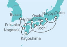 Itinerario del Crucero Japón, Corea Del Sur - Oceania Cruises