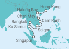 Itinerario del Crucero Reflexiones vietnamitas - Oceania Cruises