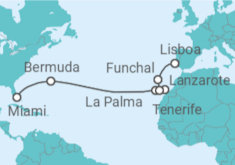 Itinerario del Crucero Coleccionista de las islas del Atlántico - Oceania Cruises