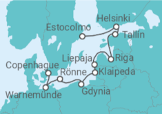 Itinerario del Crucero Bálticos hechizantes - Oceania Cruises