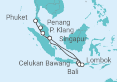 Itinerario del Crucero Tailandia, Malasia - Celebrity Cruises