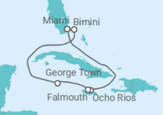 Itinerario del Crucero Jamaica, Islas Caimán - Royal Caribbean