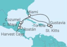 Itinerario del Crucero Serenata tropical - Oceania Cruises