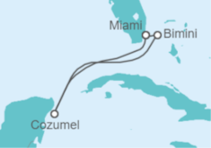Itinerario del Crucero La Riviera Maya - Virgin Voyages