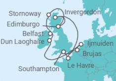 Itinerario del Crucero Islas Británicas: Irlanda y Escocia - NCL Norwegian Cruise Line
