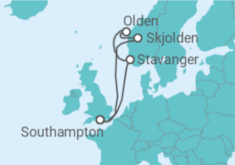 Itinerario del Crucero Noruega - Princess Cruises