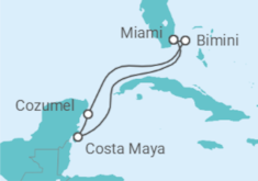 Itinerario del Crucero Cautivadora Costa Maya y Encanto de Cozumel - Virgin Voyages