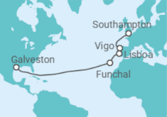 Itinerario del Crucero España, Portugal - Royal Caribbean