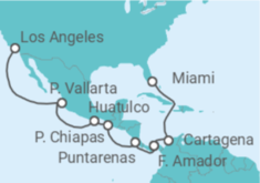 Itinerario del Crucero De Océano a Océano - Princess Cruises