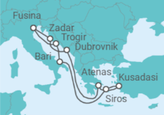 Itinerario del Crucero Un viaje entre joyas adriáticas y riquezas históricas - Explora Journeys