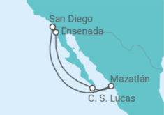 Itinerario del Crucero México - Royal Caribbean