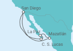 Itinerario del Crucero México - Royal Caribbean