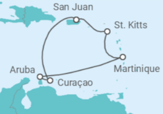 Itinerario del Crucero Halloween Embrujado  - Virgin Voyages