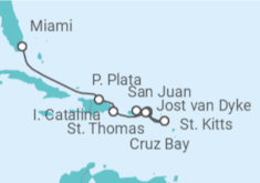 Itinerario del Crucero Un viaje de cielos deslumbrantes y nuevos comienzos - Explora Journeys