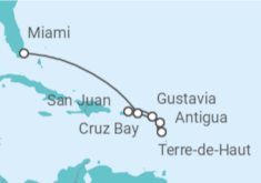 Itinerario del Crucero Un viaje de coloridos tesoros e idílicos paisajes isleños - Explora Journeys