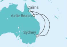 Itinerario del Crucero Australia - Royal Caribbean